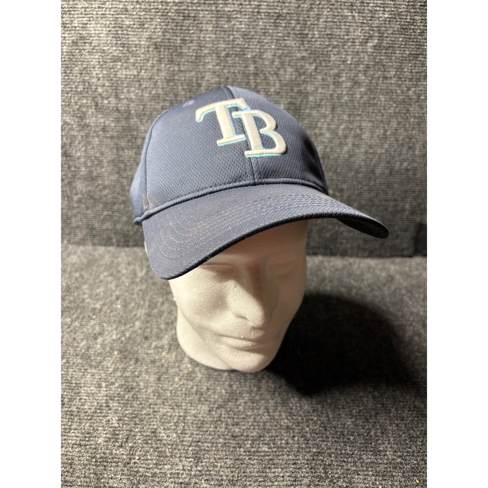 Tampa Bay Rays MLB Baseball Hat Navy Blue DC Sport Adjustable Strapback Cap 3126